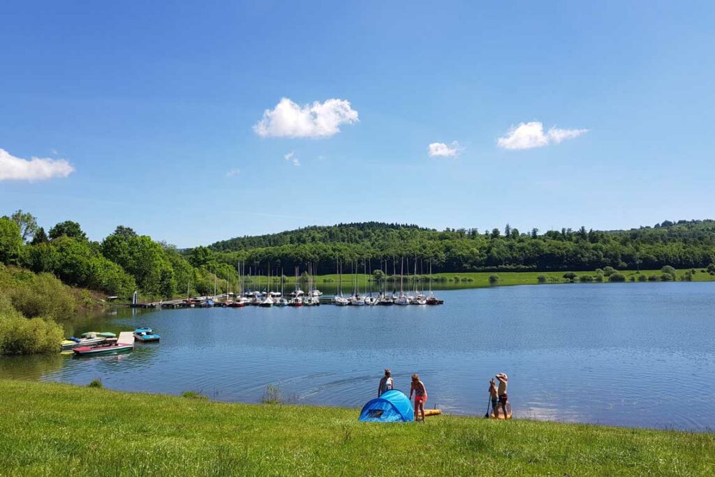 Niddatalsperre - Niddastausee Bootsverleih in Schotten, Hessen, Vogelsberg